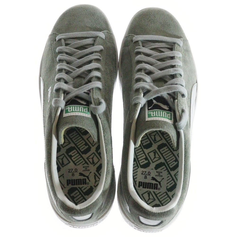 PUMA(プーマ) SUEDE VTG MIJ SILVER QUARRY スウェードレザー ヴィンテージ ローカットスニーカー クォーリー グレー US9/27cm 375905-02
