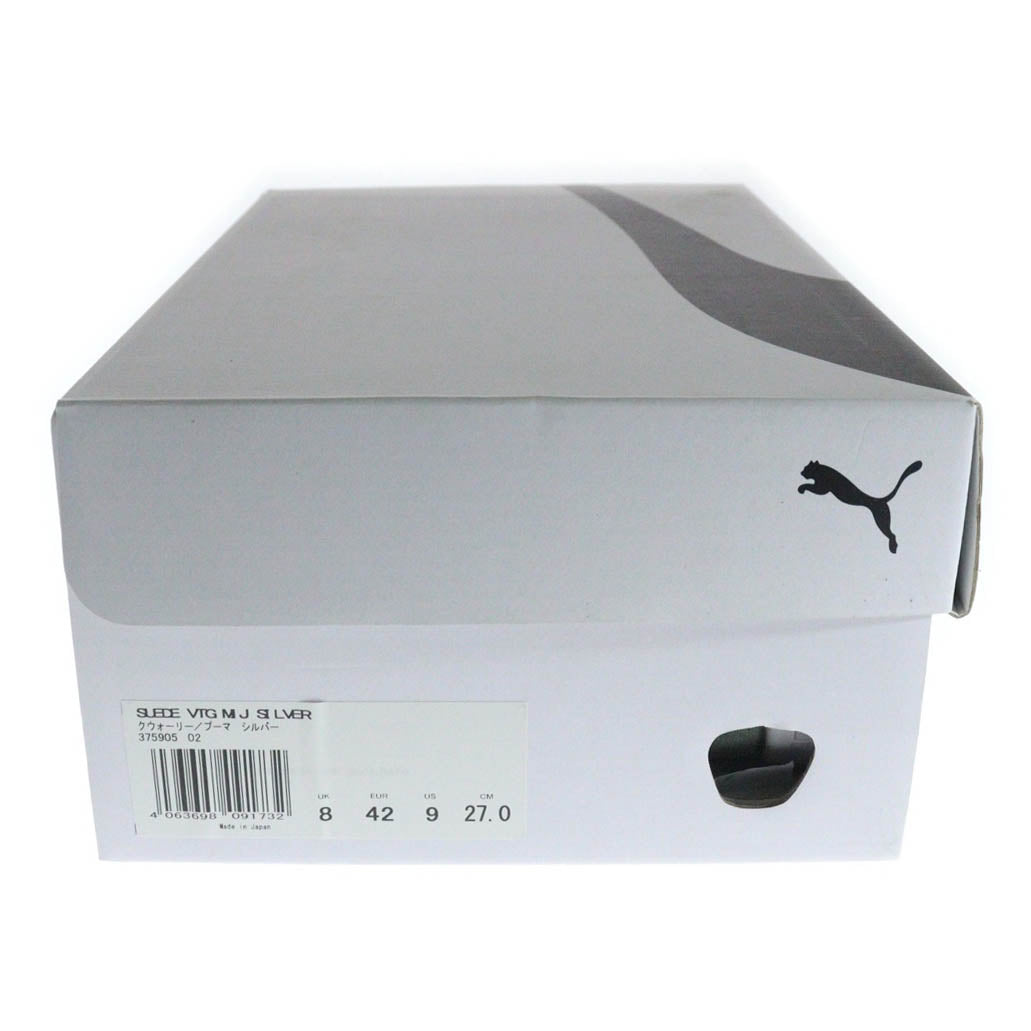 PUMA(プーマ) SUEDE VTG MIJ SILVER QUARRY スウェードレザー ヴィンテージ ローカットスニーカー クォーリー グレー US9/27cm 375905-02