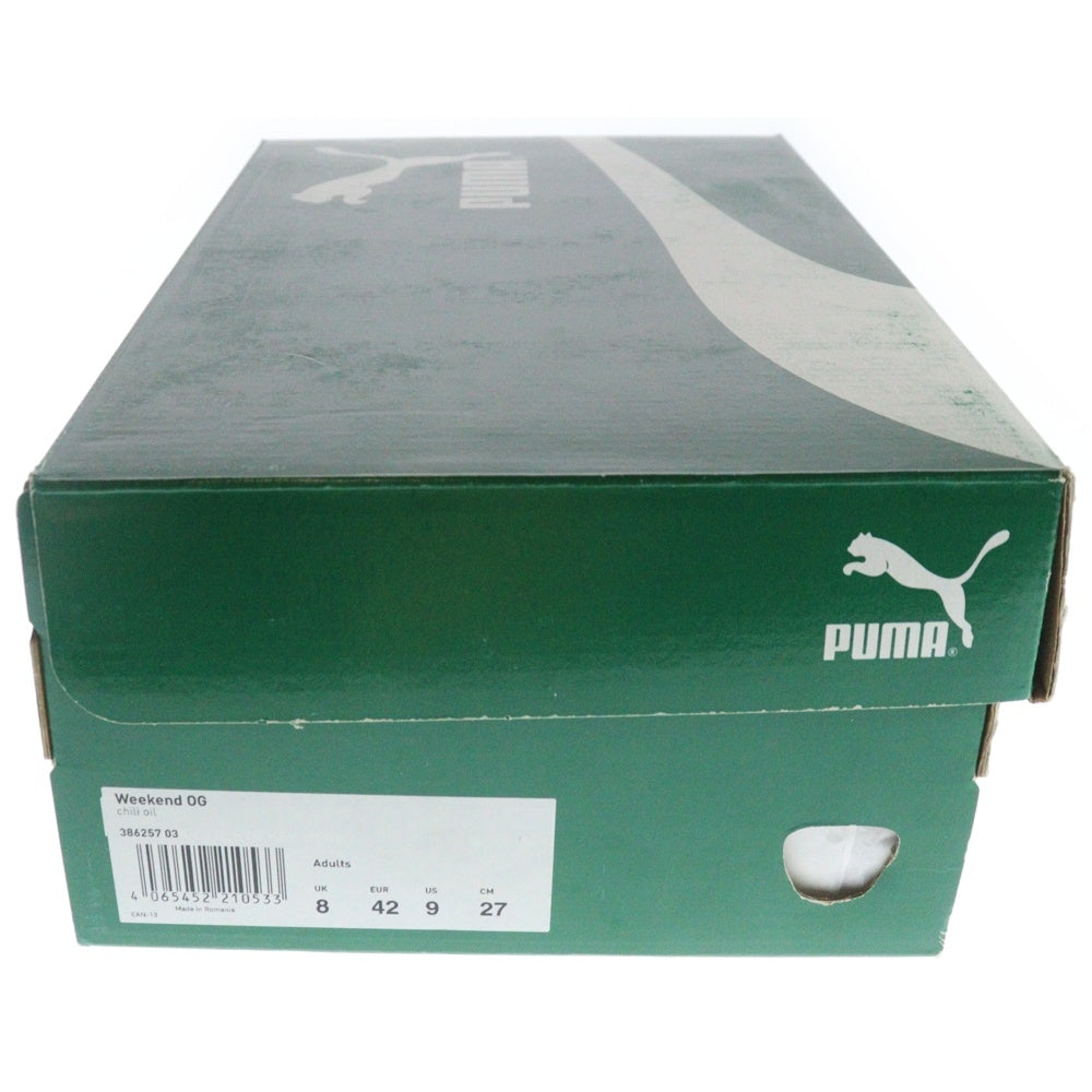 PUMA(プーマ) WEEKEND OG ウィークエンド スウェードレザー ローカットスニーカー レッド US9/27cm 386257-03