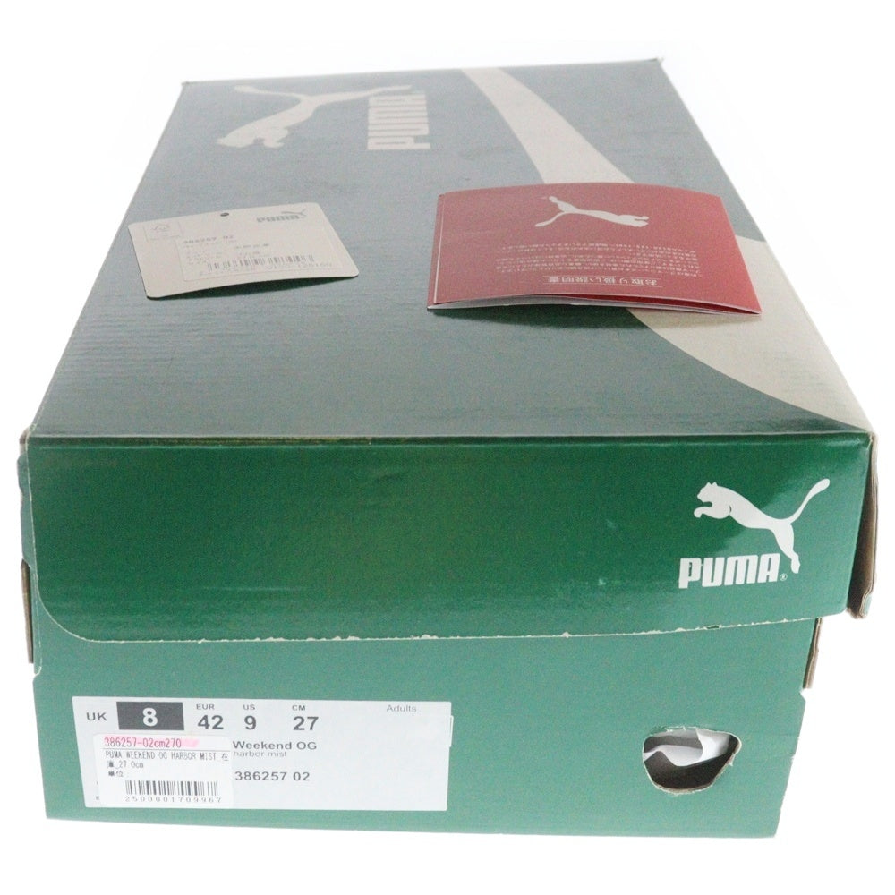 PUMA(プーマ) WEEKEND OG ウィークエンド スウェードレザー ローカットスニーカー グレー US9/27cm 386257-02