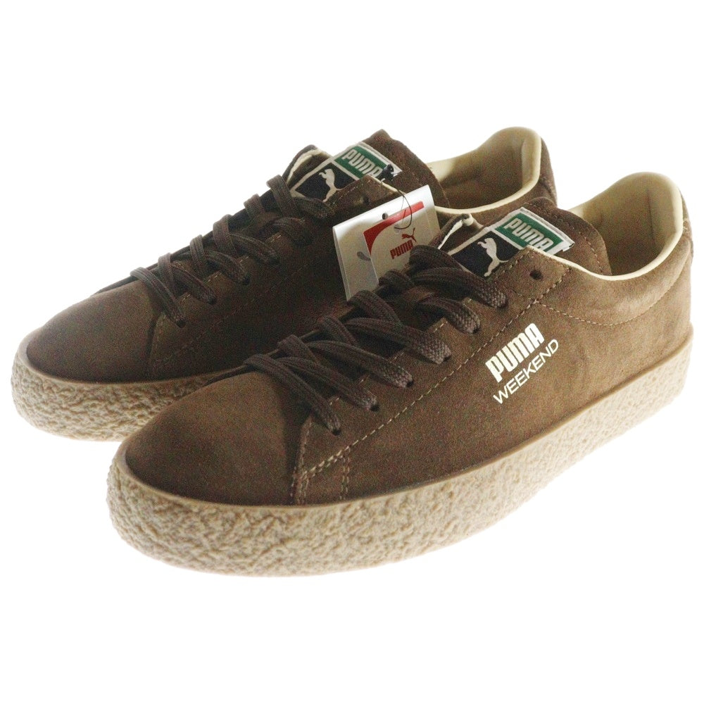 PUMA(プーマ) WEEKEND ウィークエンド スウェードローカットスニーカー ブラウン US8.5/26.5cm 386257-01