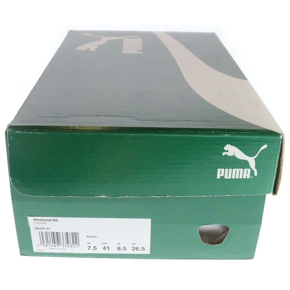 PUMA(プーマ) WEEKEND ウィークエンド スウェードローカットスニーカー ブラウン US8.5/26.5cm 386257-01