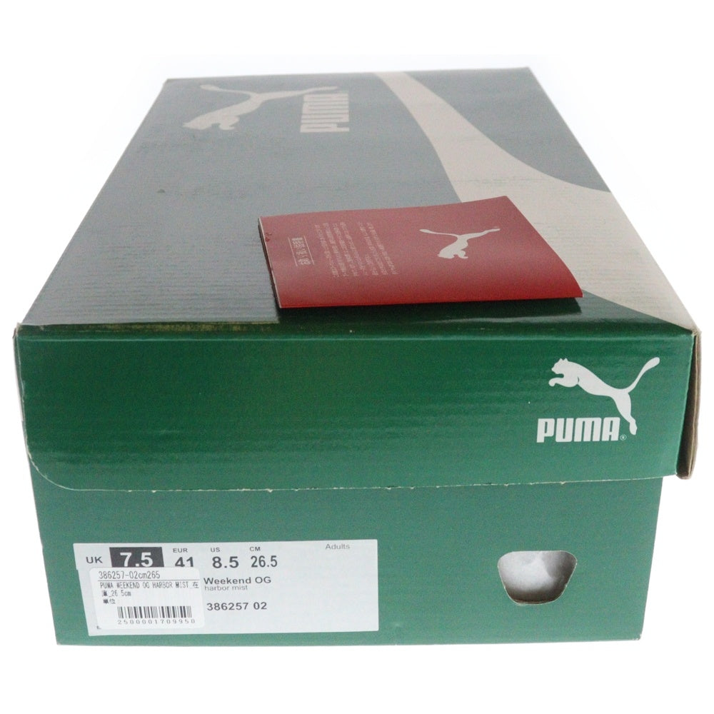 PUMA(プーマ) WEEKEND OG ウィークエンド スウェードレザー ローカットスニーカー グレー US8.5/26.5cm 386257-02