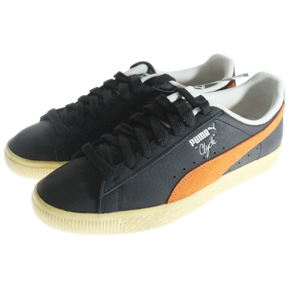 PUMA(プーマ) CLYDE VINTAGE クライド ヴィンテージ レザーローカットスニーカー ブラック US9/27cm 394687-02