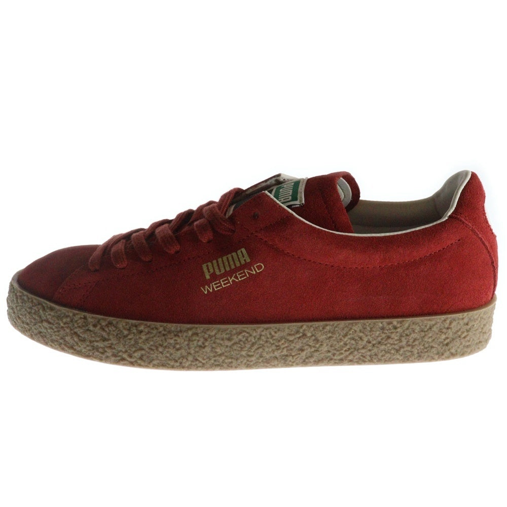 PUMA(プーマ) WEEKEND OG ウィークエンド スウェードレザー ローカットスニーカー レッド US8.5/26.5cm 386257-03