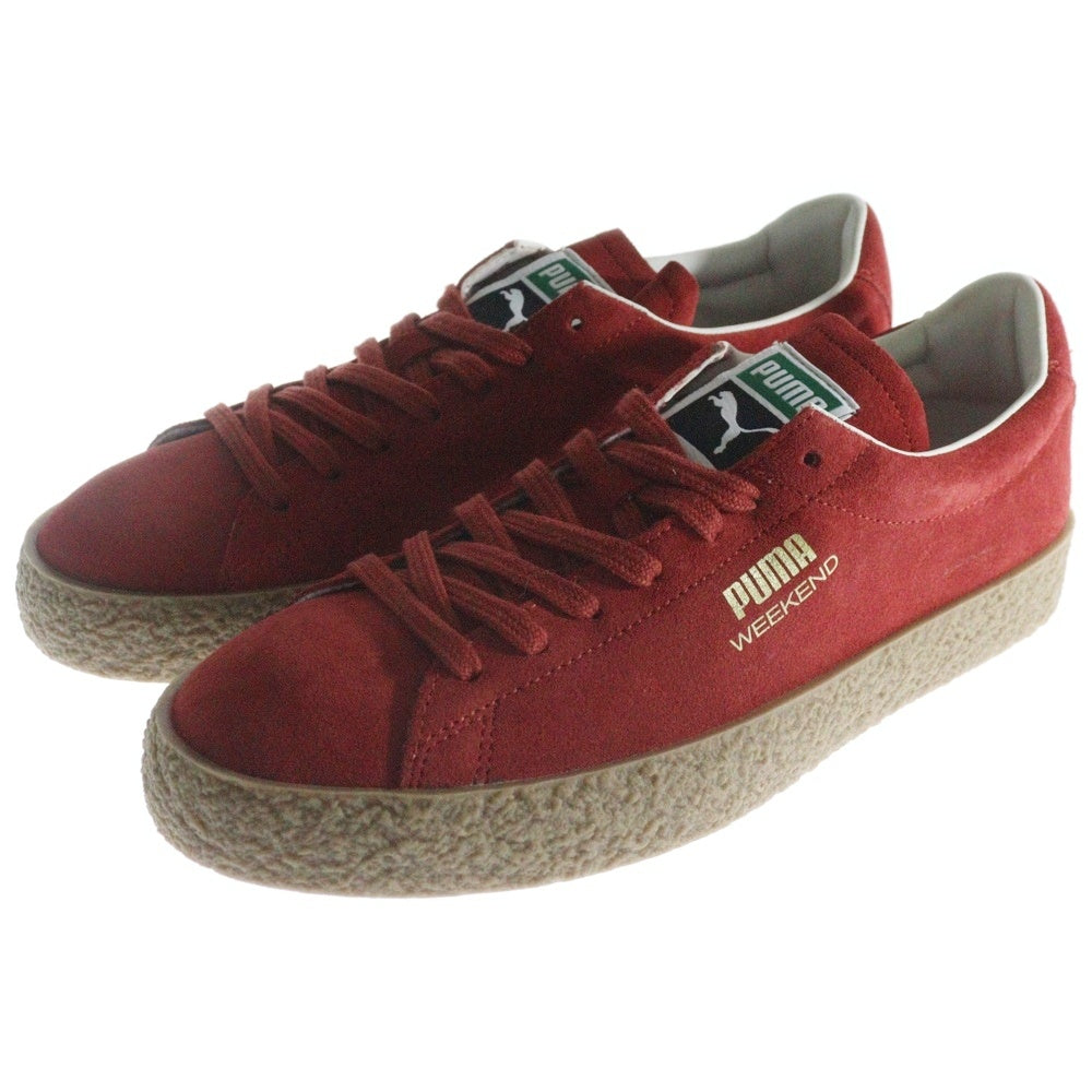 PUMA(プーマ) WEEKEND OG ウィークエンド スウェードレザー ローカットスニーカー レッド US8.5/26.5cm 386257-03