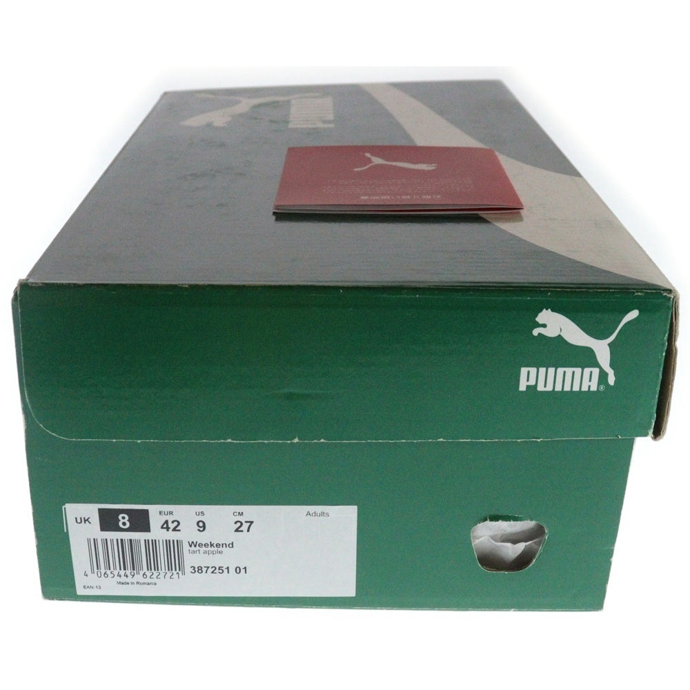 PUMA(プーマ) WEEKEND TART APPLE ウィークエンド スウェードレザー ローカットスニーカー グリーン US9/27cm 387251-01