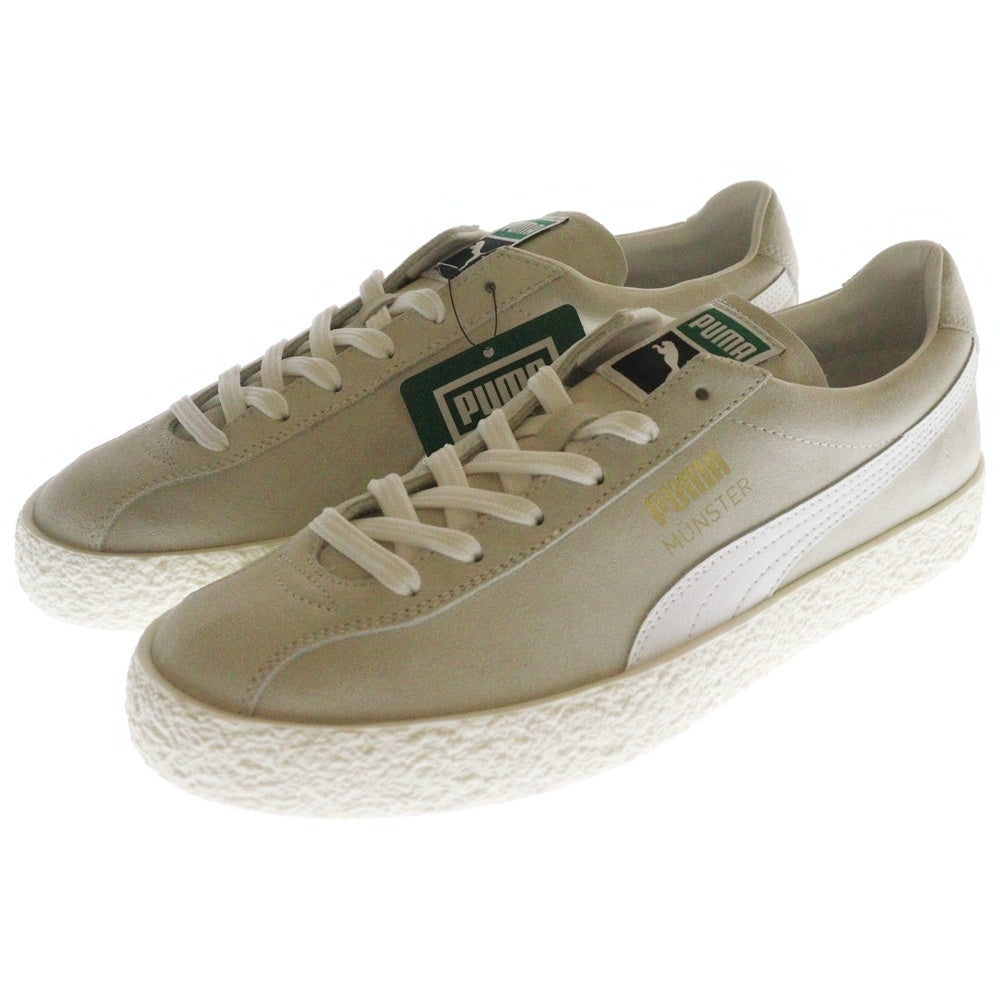 PUMA(プーマ) MUENSTER CLASSIC ミュンスター クラシック スウェード ローカットスニーカー ベージュ US9/27cm 383406-01