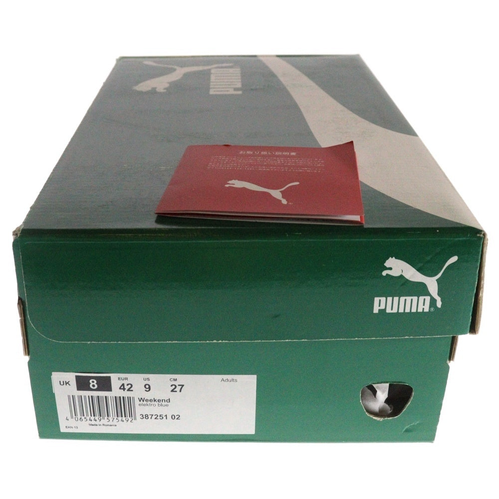 PUMA(プーマ) WEEKEND ウィークエンド スウェードローカットスニーカー ブルー US9/27cm 387251-02