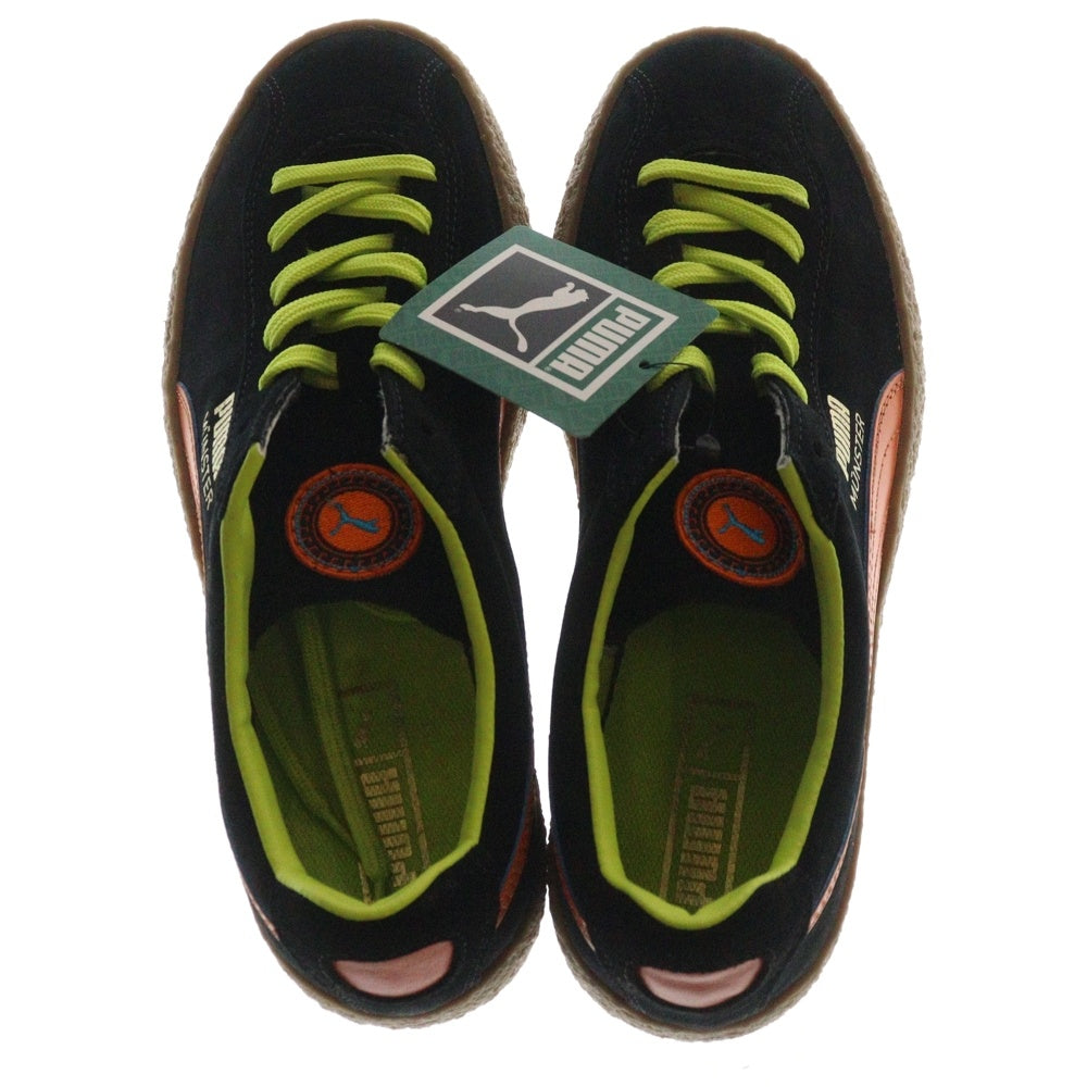 PUMA(プーマ) MUENSTER LEGENDS ミュンスター レジェンド スウェードローカットスニーカー ブラック/オレンジ US9/27cm 383406-02