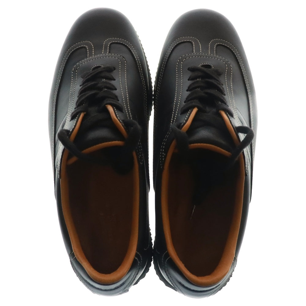 HERMES(エルメス) クイック Hロゴ レザー ローカットスニーカー ブラック