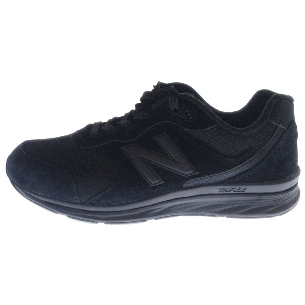 New Balance(ニューバランス) MW880AB4 スウェードレザー メッシュ ローカットスニーカー ブラック US8/26cm
