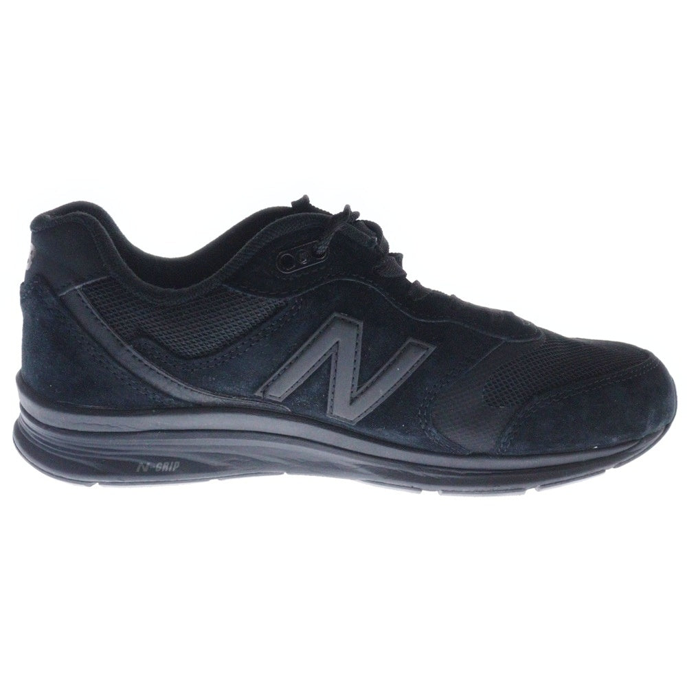 New Balance(ニューバランス) MW880AB4 スウェードレザー メッシュ ローカットスニーカー ブラック US8/26cm