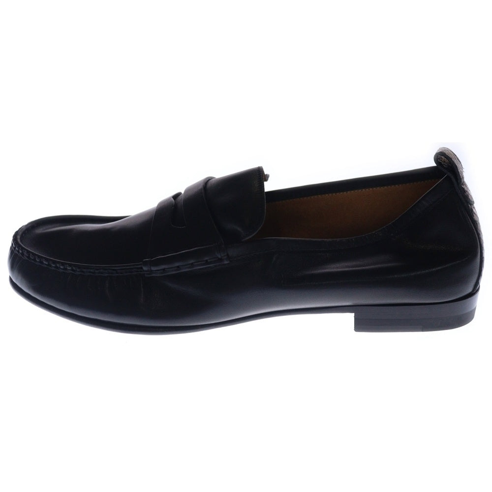 GUCCI(グッチ) レザー コインローファー ブラック 407443