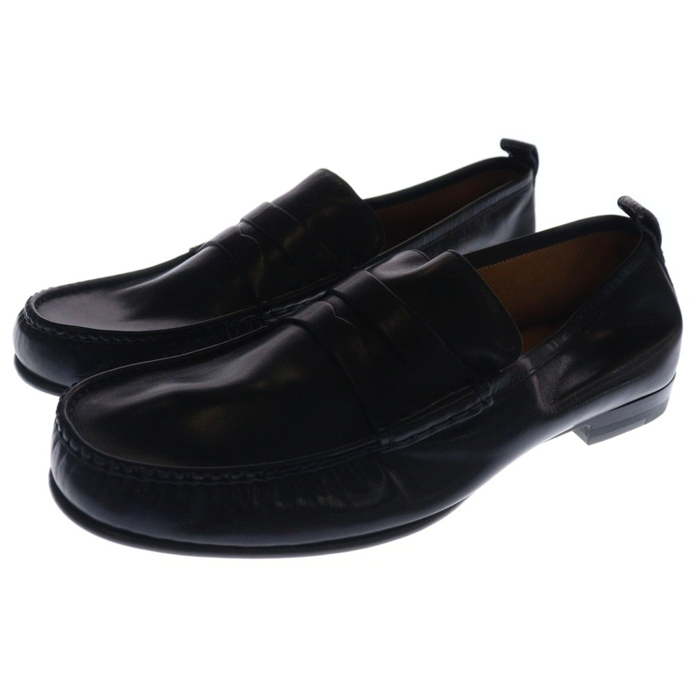 GUCCI(グッチ) レザー コインローファー ブラック 407443