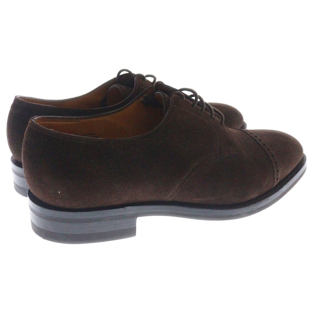 JOHN LOBB(ジョンロブ) RUSSEL ラッセル ブローグキャップトゥ スウェードレザー ビジネスシューズ ブラウン