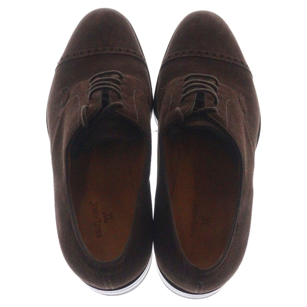 JOHN LOBB(ジョンロブ) RUSSEL ラッセル ブローグキャップトゥ スウェードレザー ビジネスシューズ ブラウン