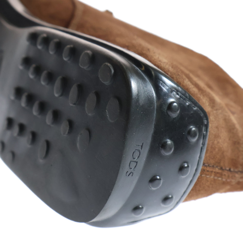 TOD'S(トッズ) モカシン スウェード チャッカブーツ シューズ ブラウン