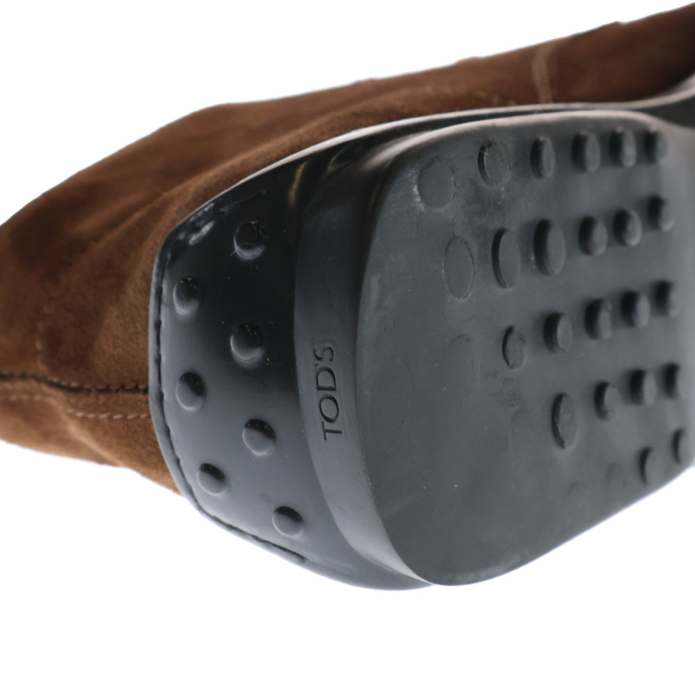 TOD'S(トッズ) モカシン スウェード チャッカブーツ シューズ ブラウン