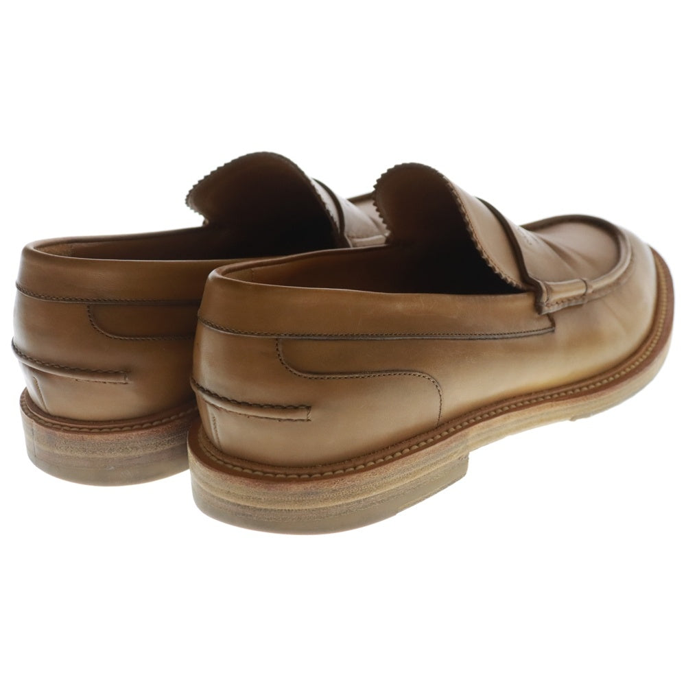 GUCCI(グッチ) レザー コインローファー ブラウン 262079