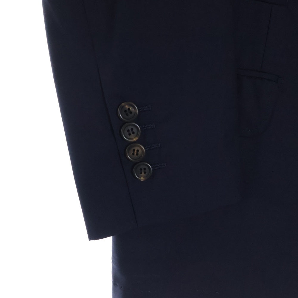 BRUNELLO CUCINELLI(ブルネロクチネリ) コットン ウール 3B ノッチドラペル テーラードジャケット ネイビーDK92502