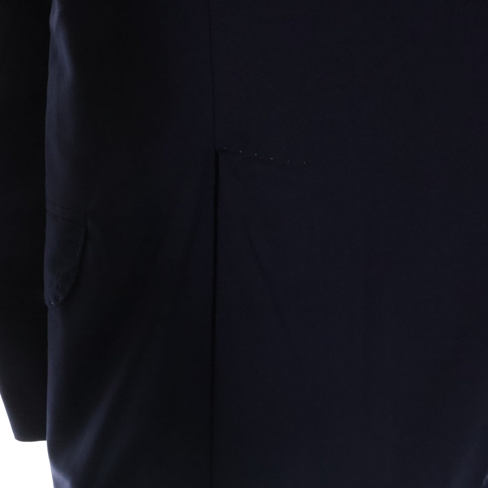 BRUNELLO CUCINELLI(ブルネロクチネリ) コットン ウール 3B ノッチドラペル テーラードジャケット ネイビー