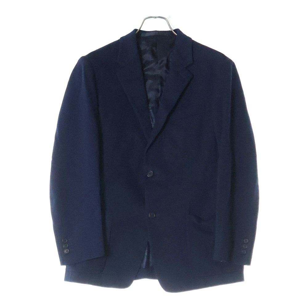 PRADA(プラダ) コットン 2B ノッチドラペル テーラードジャケット ネイビー SD010H S151 1AVC