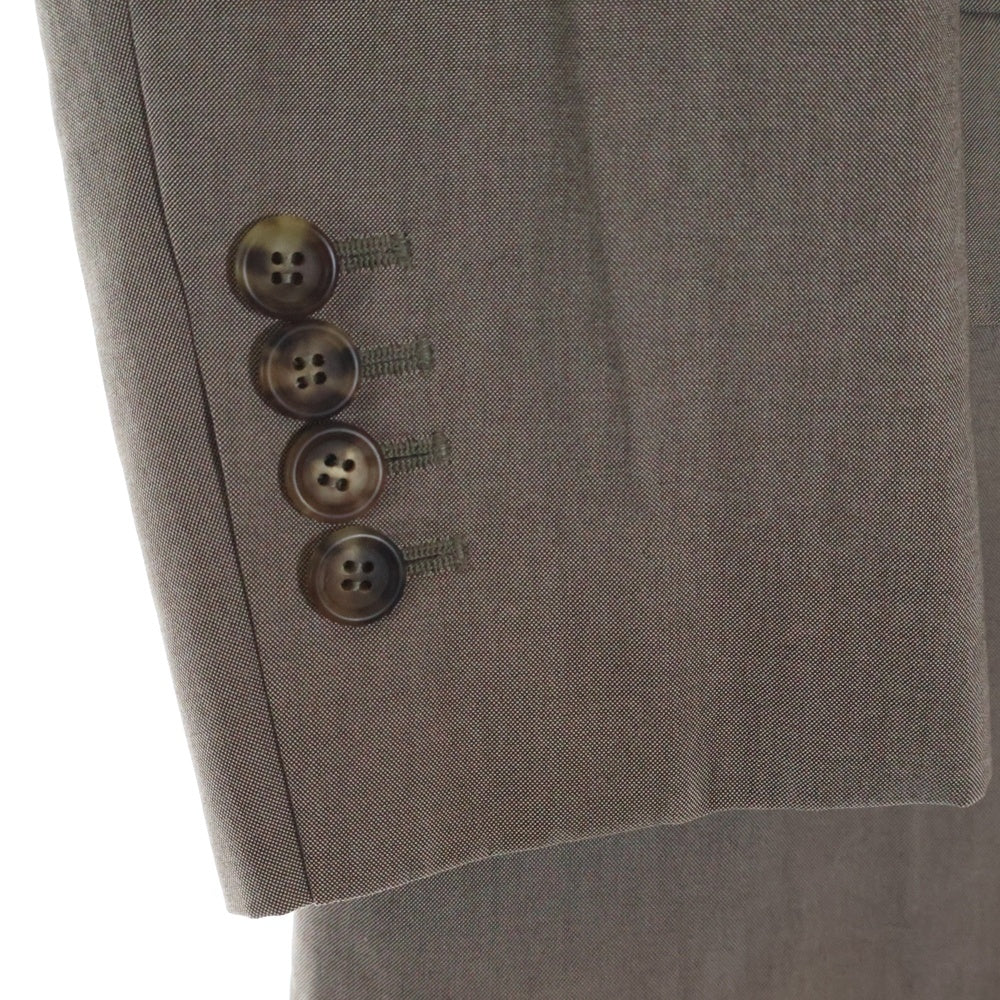 BRUNELLO CUCINELLI(ブルネロクチネリ) コットン 3B ノッチドラペル テーラードジャケット グレージュ