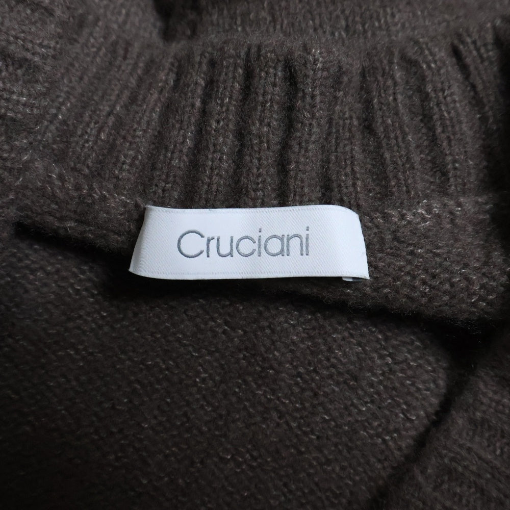 Cruciani(クルチアーニ) カシミヤ ウール カーディガン ブラウン CUK102