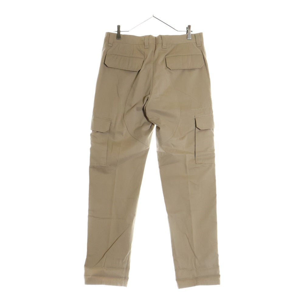 BRUNELLO CUCINELLI(ブルネロクチネリ) センタープレス ジップフライ ミリタリー カーゴパンツ ベージュ