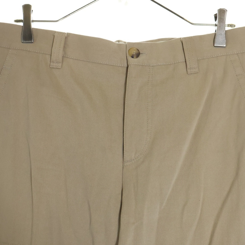 BRUNELLO CUCINELLI(ブルネロクチネリ) センタープレス ジップフライ ミリタリー カーゴパンツ ベージュ