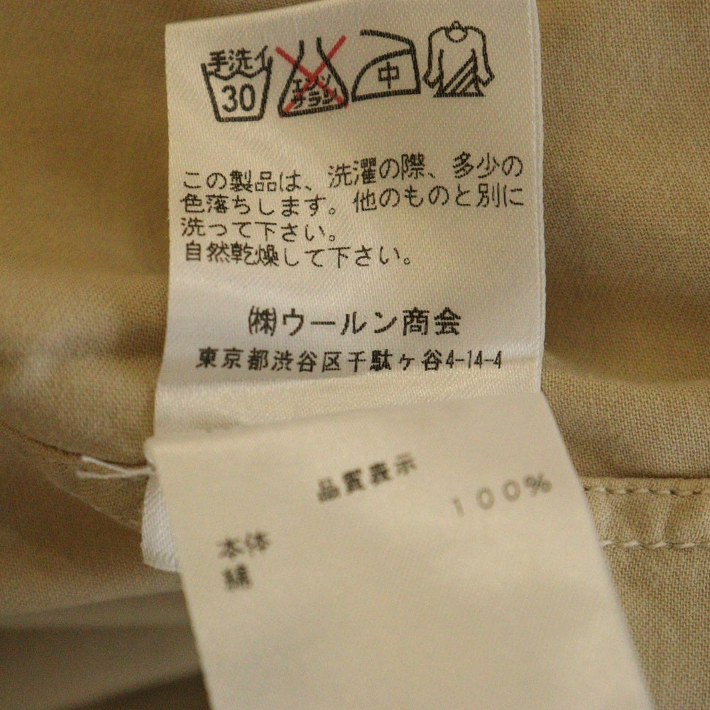 BRUNELLO CUCINELLI(ブルネロクチネリ) フロントダブルポケット ボタンダウン 長袖シャツ ベージュ