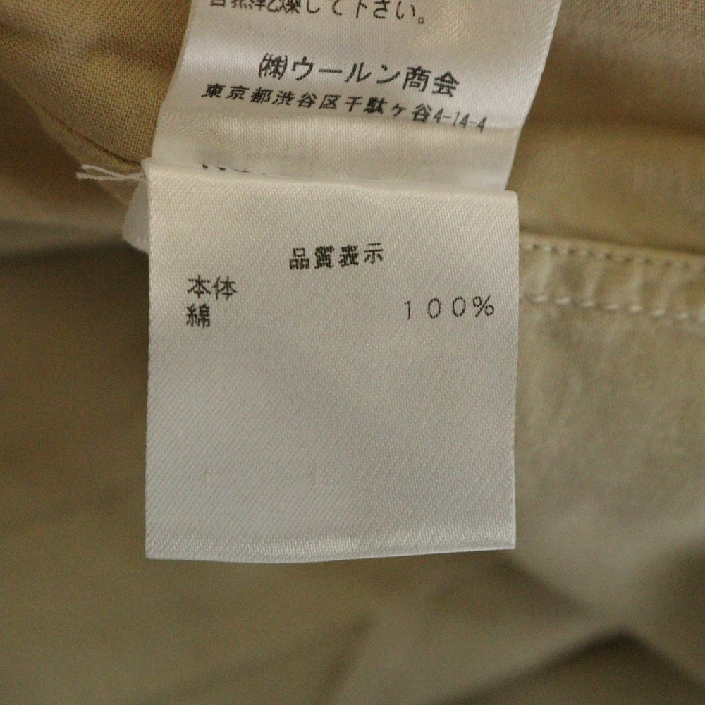 BRUNELLO CUCINELLI(ブルネロクチネリ) フロントダブルポケット ボタンダウン 長袖シャツ ベージュ