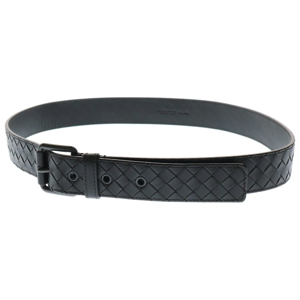 BOTTEGA VENETA(ボッテガヴェネタ) イントレチャート レザーベルト ダークブラウン 271932