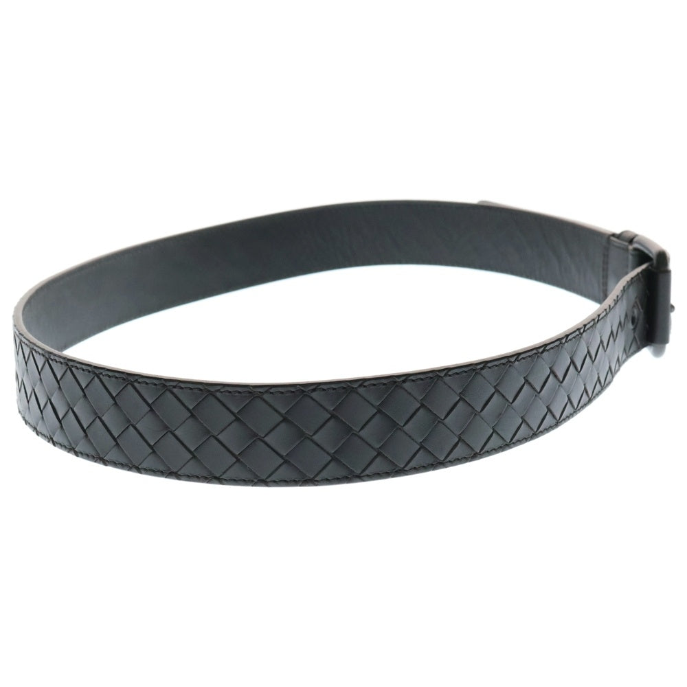 BOTTEGA VENETA(ボッテガヴェネタ) イントレチャート レザーベルト ダークブラウン 271932