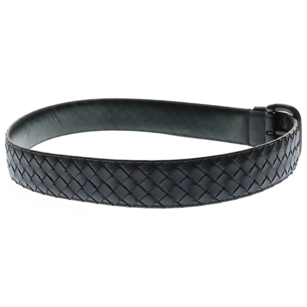 BOTTEGA VENETA(ボッテガヴェネタ) イントレチャート レザーベルト ダークブラウン