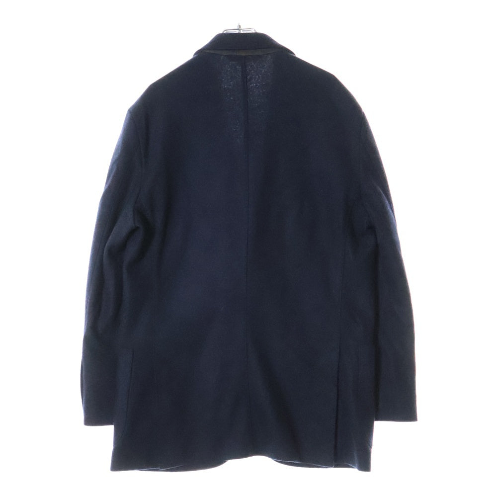 Cruciani(クルチアーニ) カシミヤ 2B ノッチドラペル シングルテーラードジャケット ネイビー 21U273-JER1