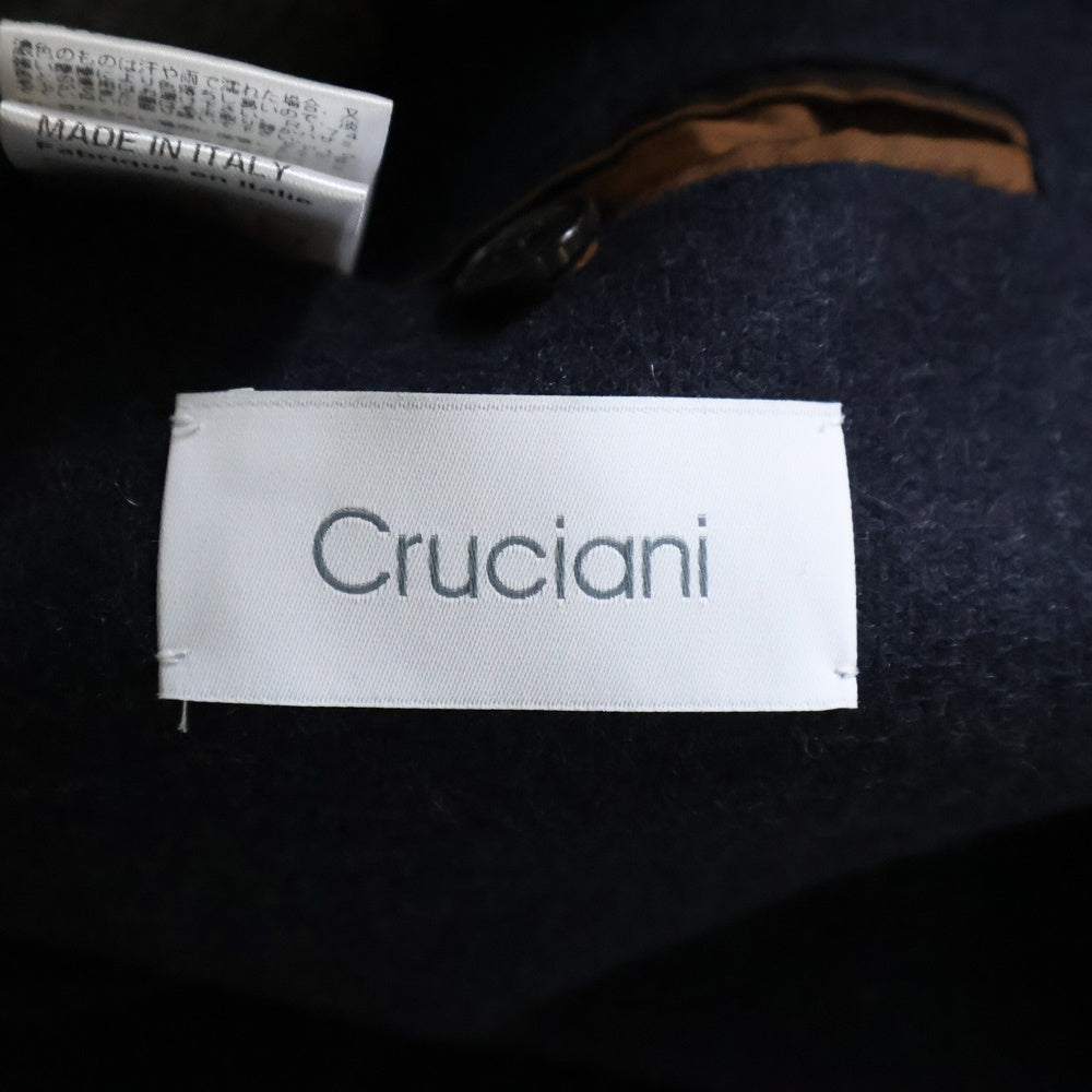 Cruciani(クルチアーニ) カシミヤ 2B ノッチドラペル シングルテーラードジャケット ネイビー 21U273-JER1