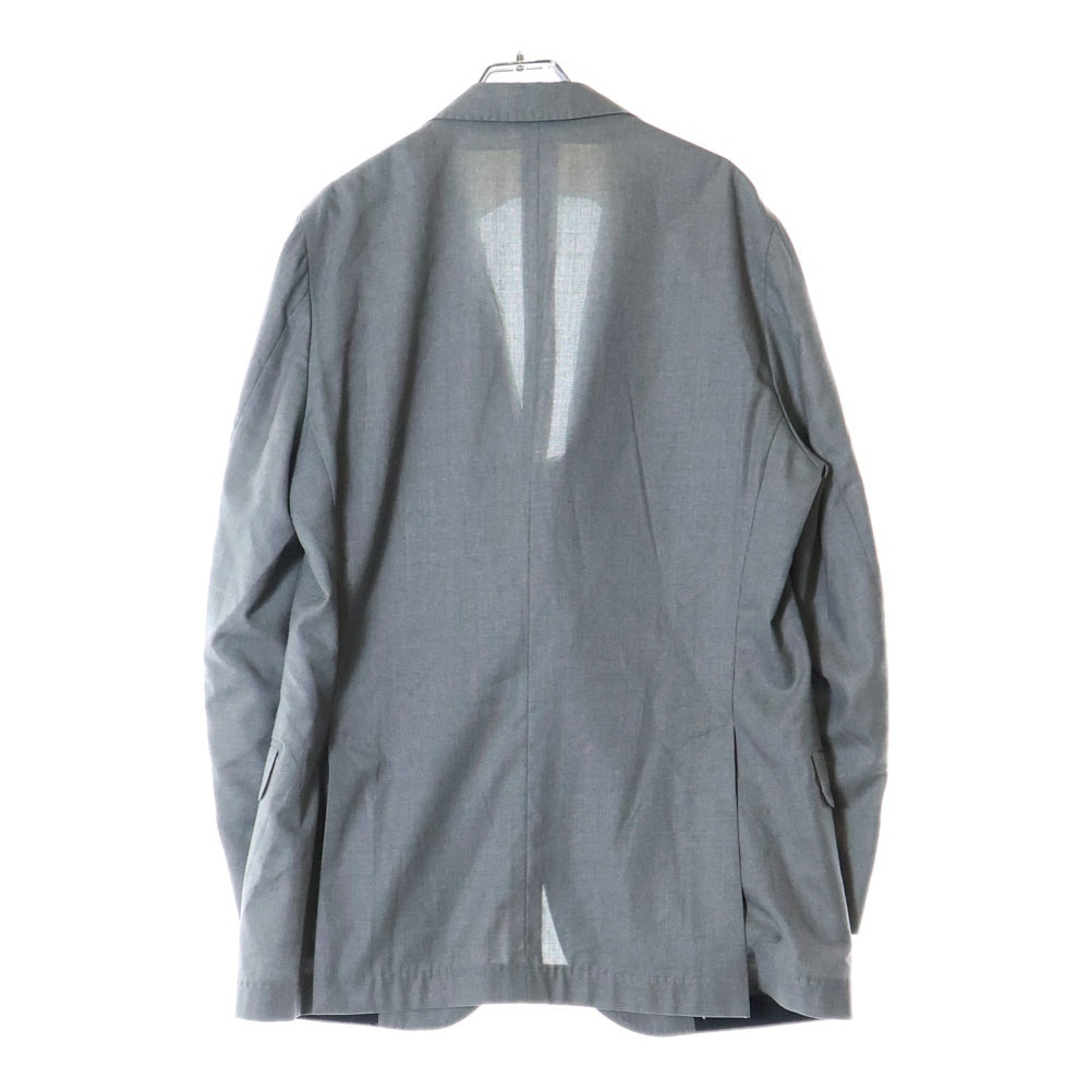 BRUNELLO CUCINELLI(ブルネロクチネリ) 3B ノッチドラペル シングルテーラードジャケット グレー