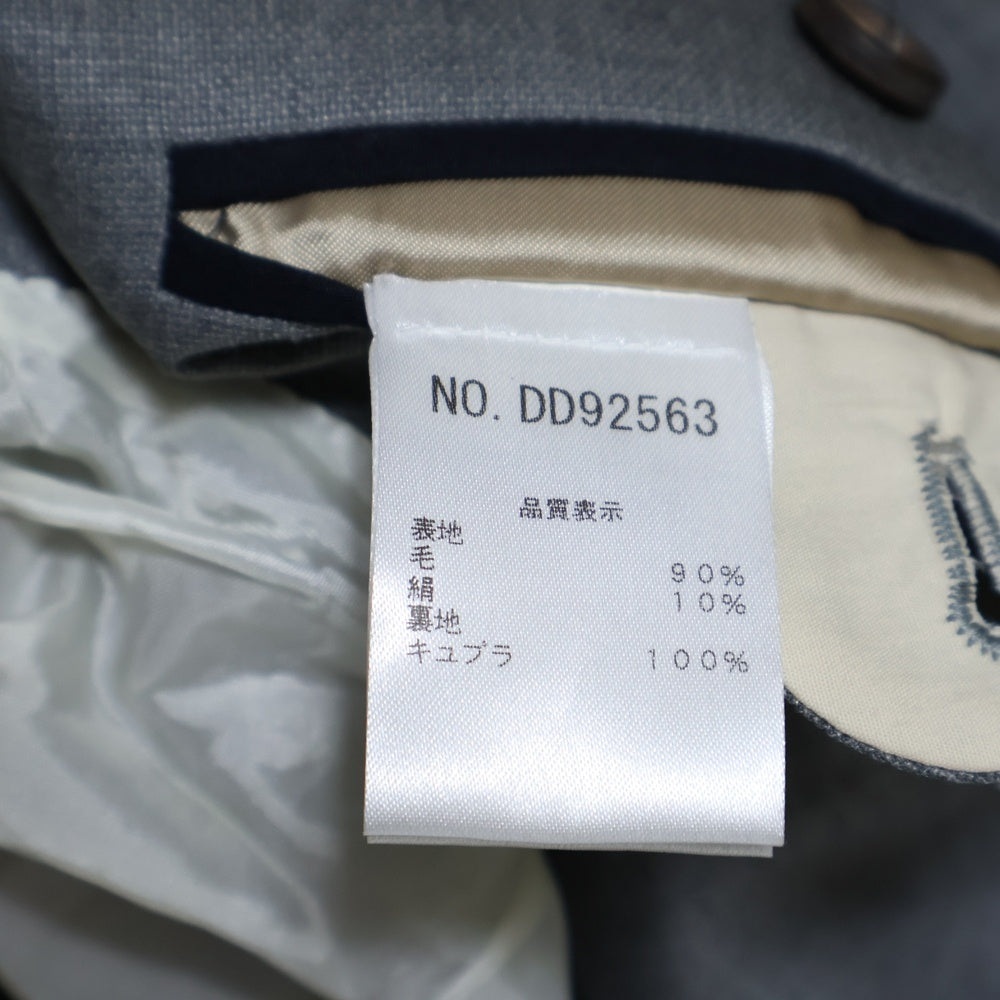 BRUNELLO CUCINELLI(ブルネロクチネリ) 3B ノッチドラペル シングルテーラードジャケット グレー