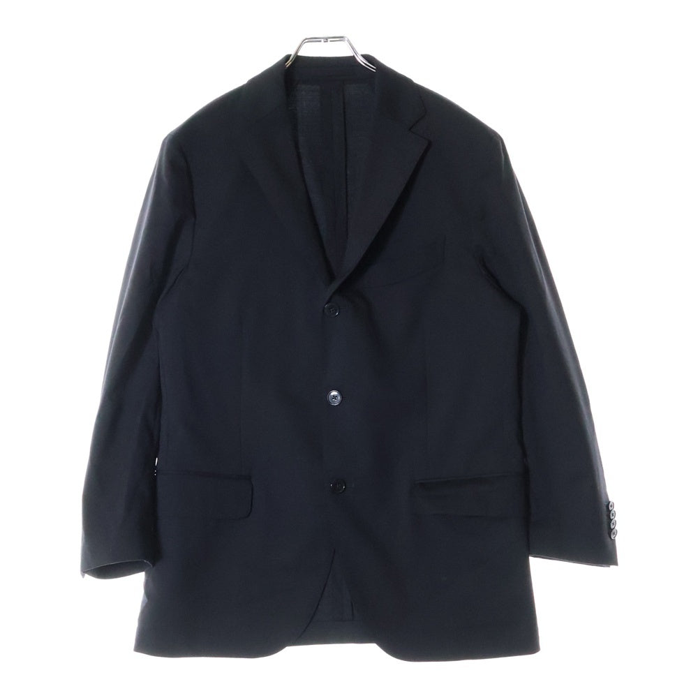 LARDINI(ラルディーニ) 3B ノッチドラペル シングルテーラードジャケット ブラック JJ801AQ
