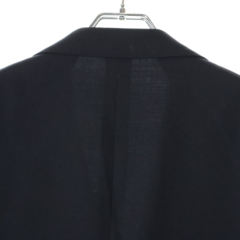 LARDINI(ラルディーニ) 3B ノッチドラペル シングルテーラードジャケット ブラック JJ801AQ