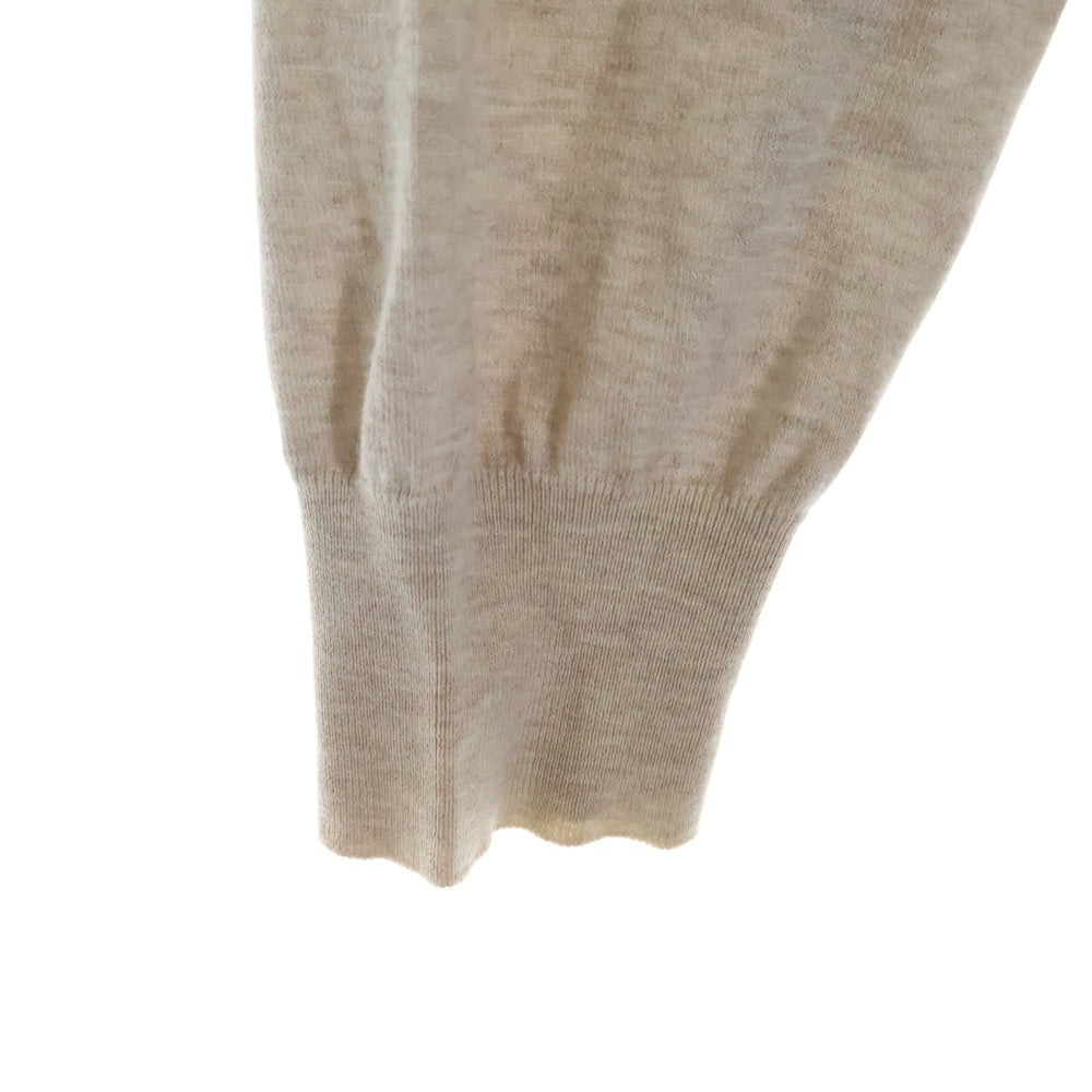 BRUNELLO CUCINELLI(ブルネロクチネリ) コットン Vネック ニット セーター アイボリー