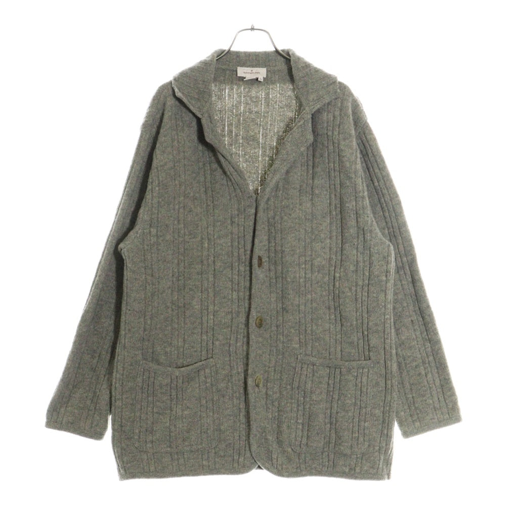 Ermenegildo Zegna(エルメネジルドゼニア) ウール ニット カーディガン グレー D-TK-6297