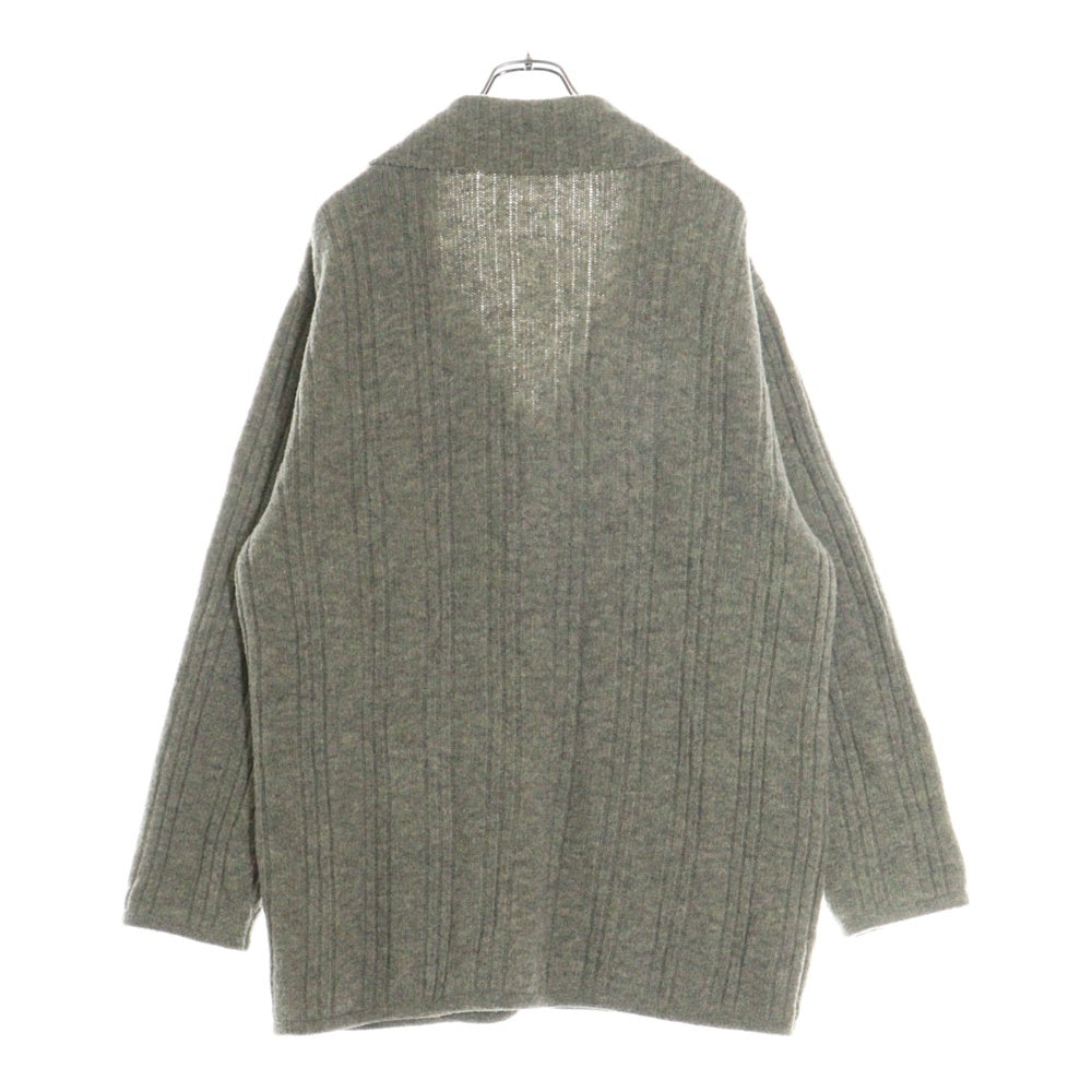 Ermenegildo Zegna(エルメネジルドゼニア) ウール ニット カーディガン グレー D-TK-6297