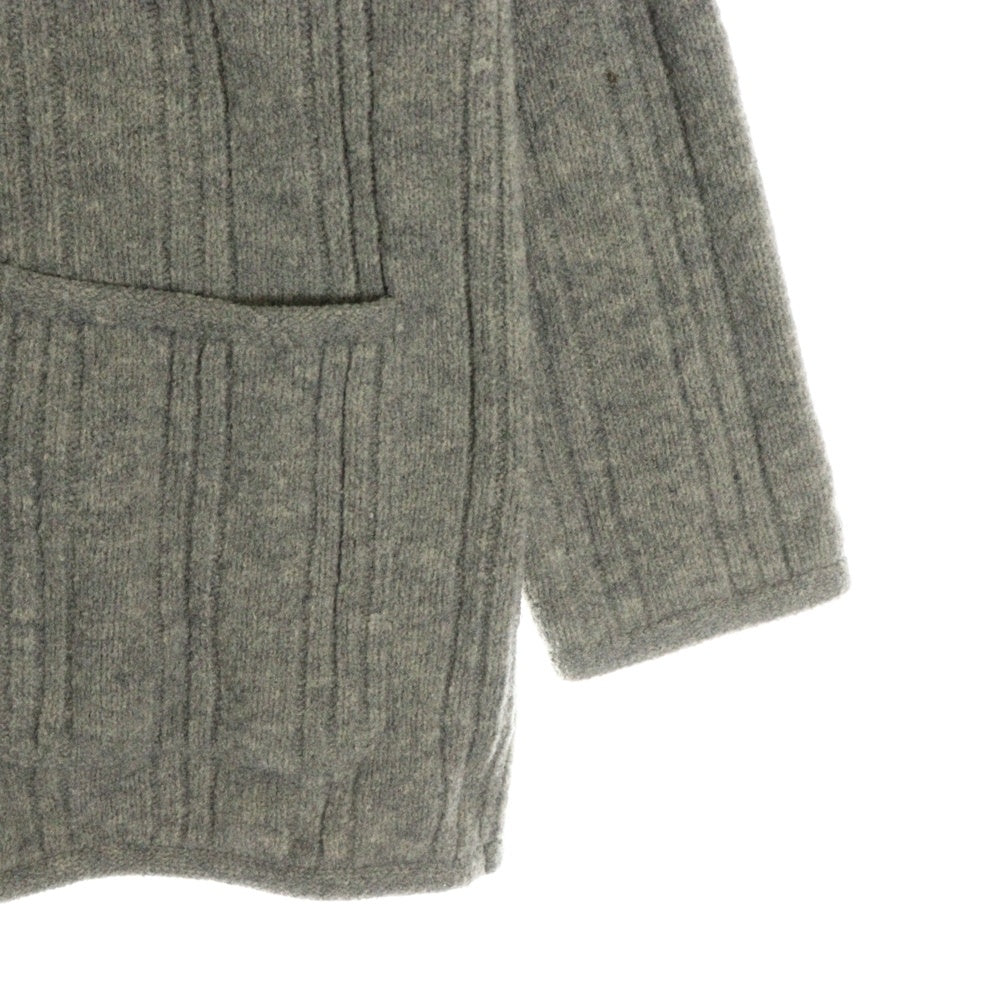 Ermenegildo Zegna(エルメネジルドゼニア) ウール ニット カーディガン グレー D-TK-6297