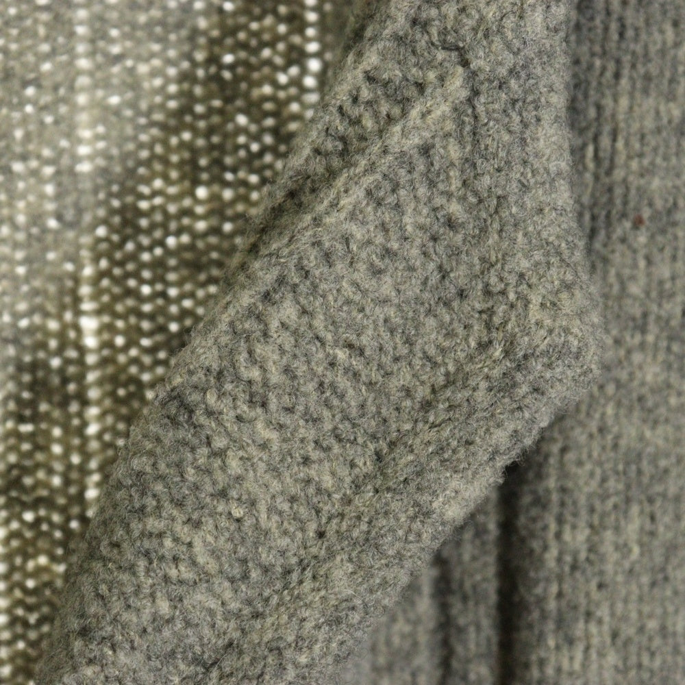 Ermenegildo Zegna(エルメネジルドゼニア) ウール ニット カーディガン グレー D-TK-6297
