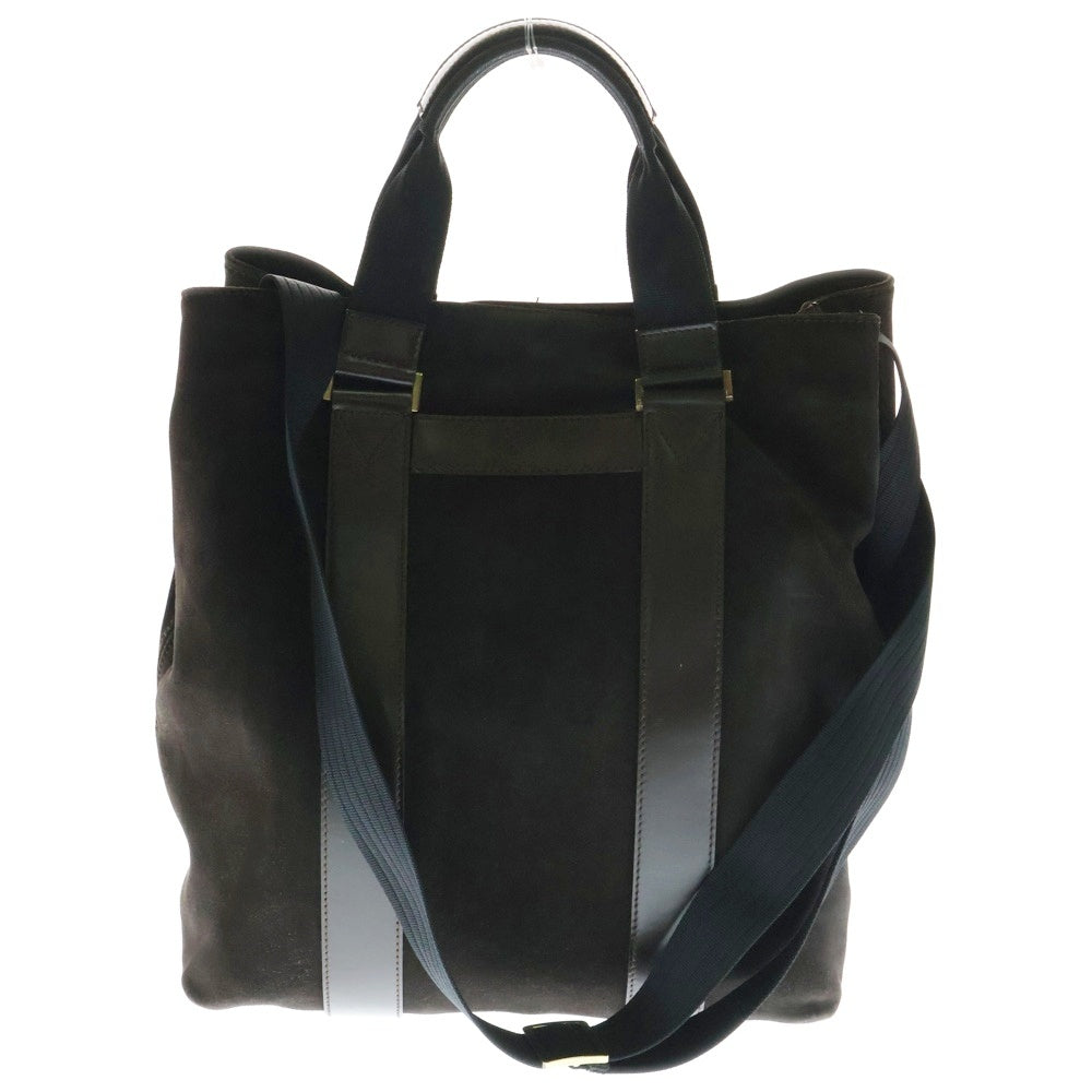 Salvatore Ferragamo(サルヴァトーレ フェラガモ) スウェードレザー 2WAY ショルダーバッグ ハンドバッグ トートバッグ ブラウン DS-243506