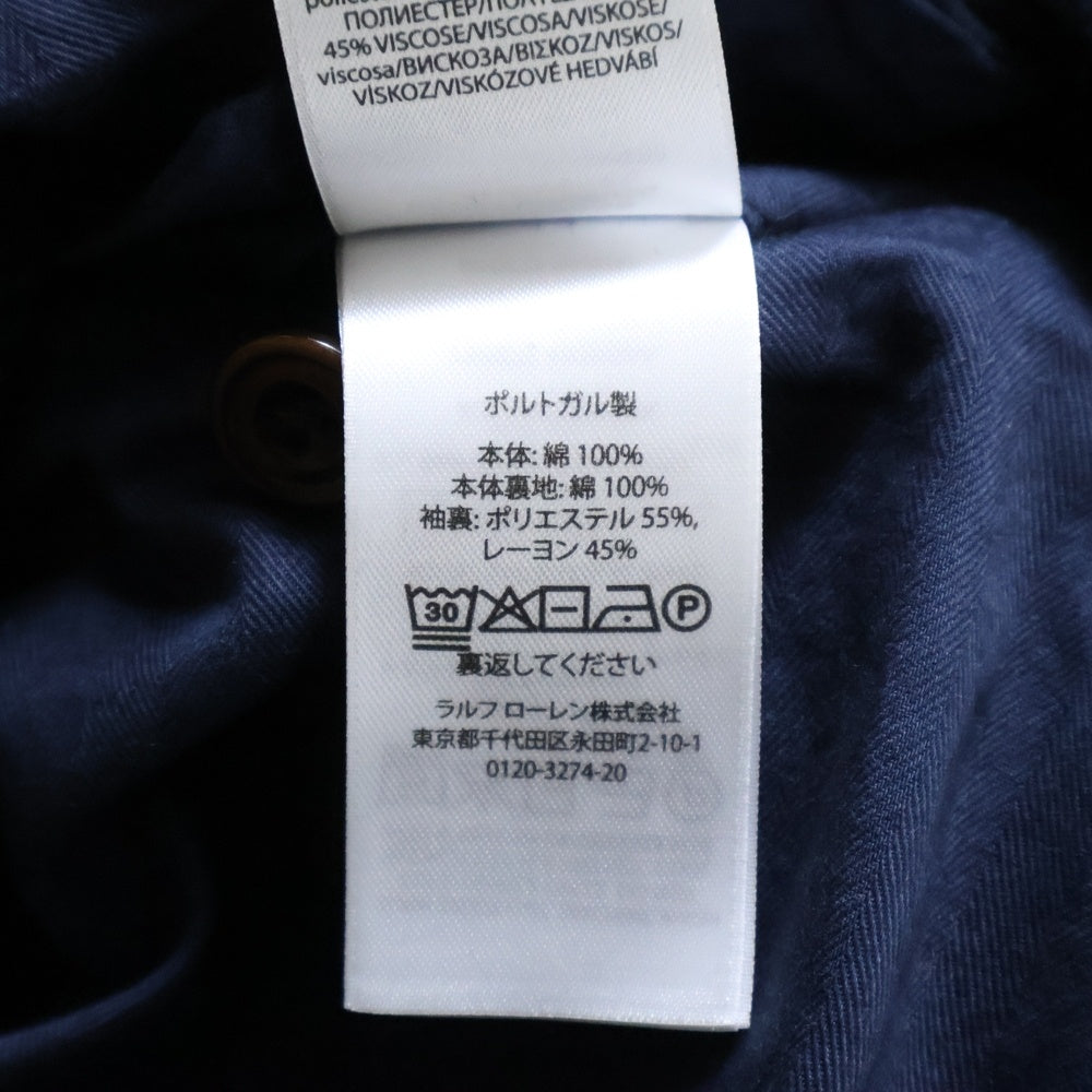 POLO RALPH LAUREN(ポロラルフローレン) コーデュロイ ピーグドラペル 3B テーラードジャケット ネイビー