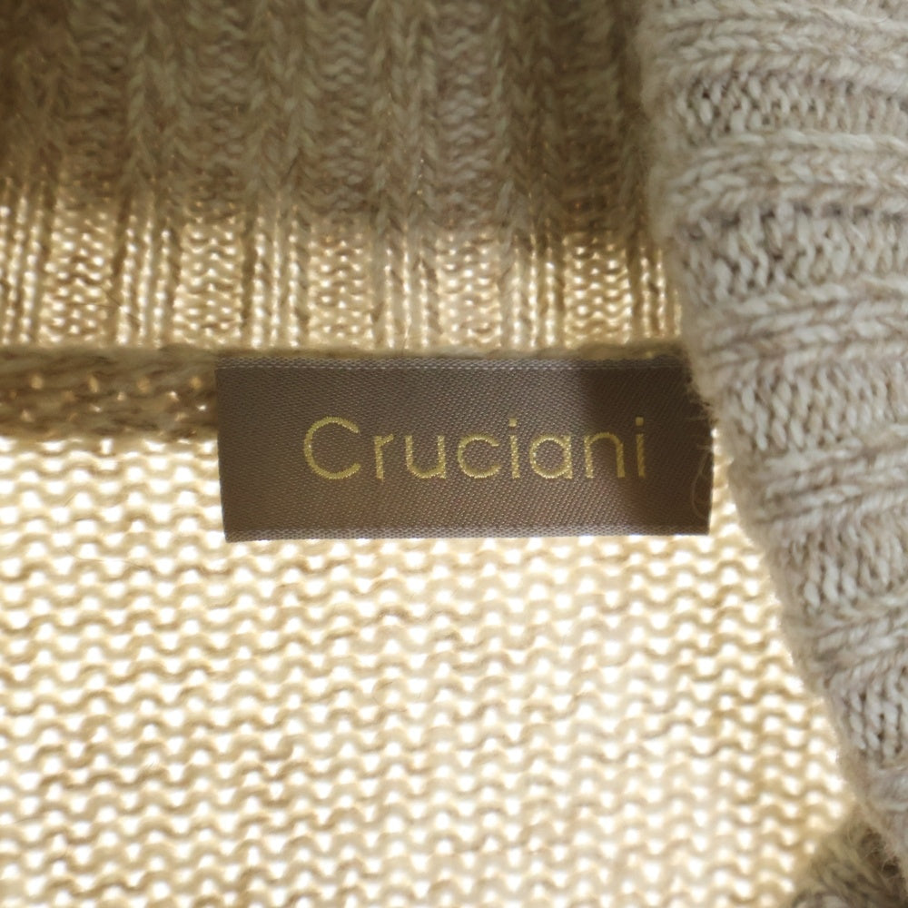 Cruciani(クルチアーニ) カシミヤ タートルネック ニット セーター ベージュ
